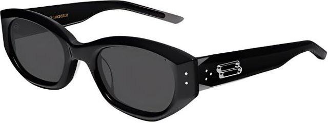 Gentle Monster BENVEN-01 Sonnenbrille, Unregelmäßige Form, Vollrand, Schwarz, Unisex, Acetat - Bild 1