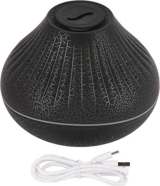OutsideWorld Aromatherapie Diffusor mit Farbwechsellicht und USB-Anschluss in Schwarz - Bild 1