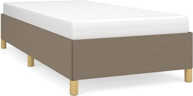 vidaXL Polsterbett aus Stoff in Taupe, B/T: 90 x 190 cm - Bild 1