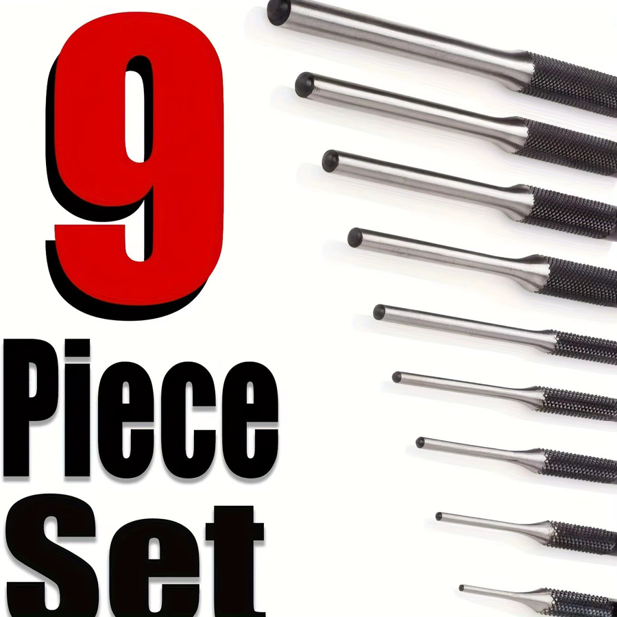 Roll Pin Punch Set mit Aufbewahrungstasche und Hammer zur Reparatur von Smithing Punch Werkzeugen - Bild 2