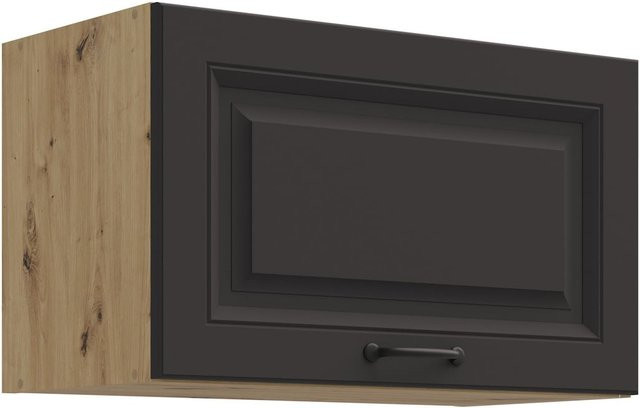Hängeschrank Stilo für deine Küchenzeile in Grau und Eiche Artisan, Breite: 60 cm - Bild 1