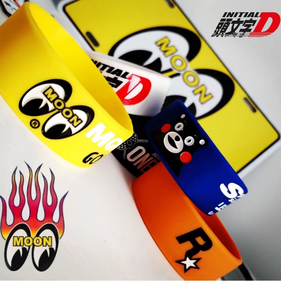 Mooneyes Schalthebel-Set, Initial D-Armband, Kumamoto-Bär-Armband, Ring - Bild 1