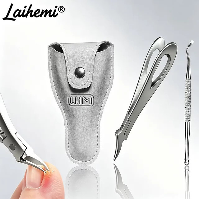 Laihemi Nagelknipser-Set, Edelstahl, Unisex, für Füße - Bild 1