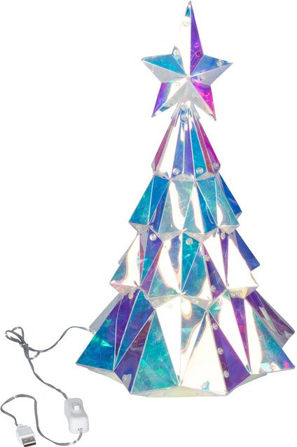 LED-Dekofigur Tanne Galaxy von viva domo in mehrfarbig für Weihnachten - Bild 1