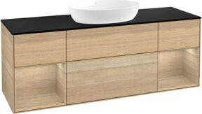 V&B Waschtischunterschrank Finion in Oak, Breite: 160 cm, Tiefe: 50,1 cm, Höhe: 50,1 cm - Bild 1
