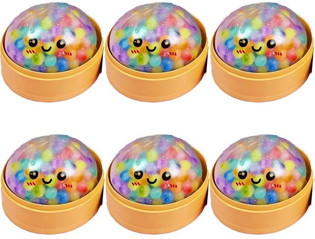 Regenbogen Knödel Druckball, Langsamer Rückprall, Weiches Quetschen, Dekompression Spielzeug - Bild 1