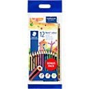 STAEDTLER Noris colour 185 Buntstifte, HB, 6-kant, farbsortiert, 12 Stück, Multicolor - Bild 2