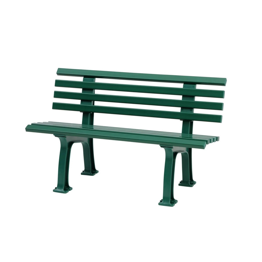 PROREGAL Gartenbank Antigua 2 Sitzer in Grün aus UV-beständigem Witterungskunststoff, H x B x T: 74 x 120 x 54 cm - Bild 2
