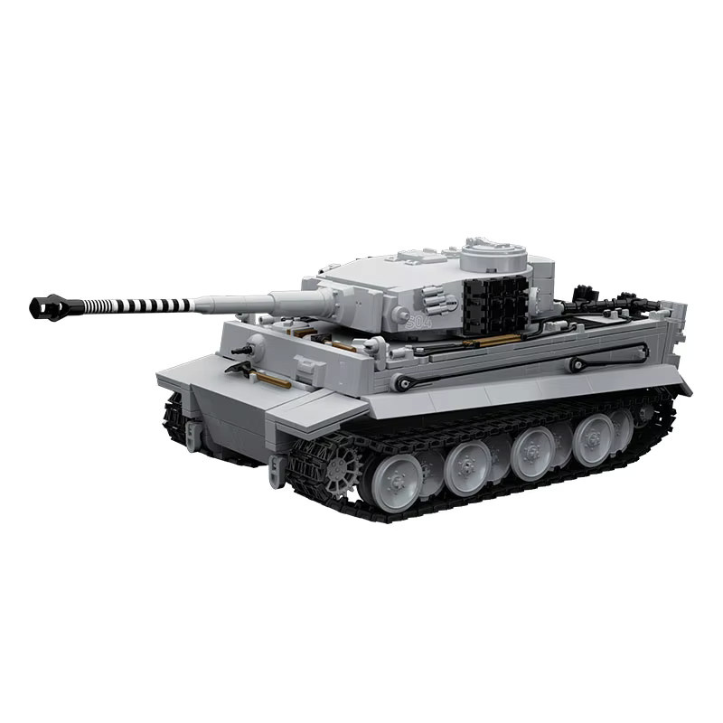 XMWL Schneebedeckter Tiger Schwerer Panzer Sd.Kfz.182, Bausteine, ab 14 Jahren - Bild 6