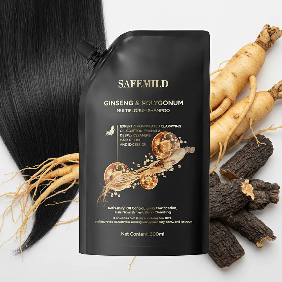 SADOER Shampoo Schwarzes Ganoderma Polygonum Multiflorum, 100ml/300ml - Bild 2
