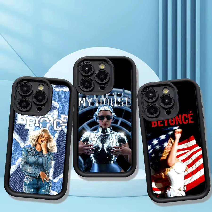 Singer B Beyonce Cowboy Carter TPU Handyhülle für iPhone 17 16 15 14 13 12 11 Pro Max Plus Multicolor - Bild 3