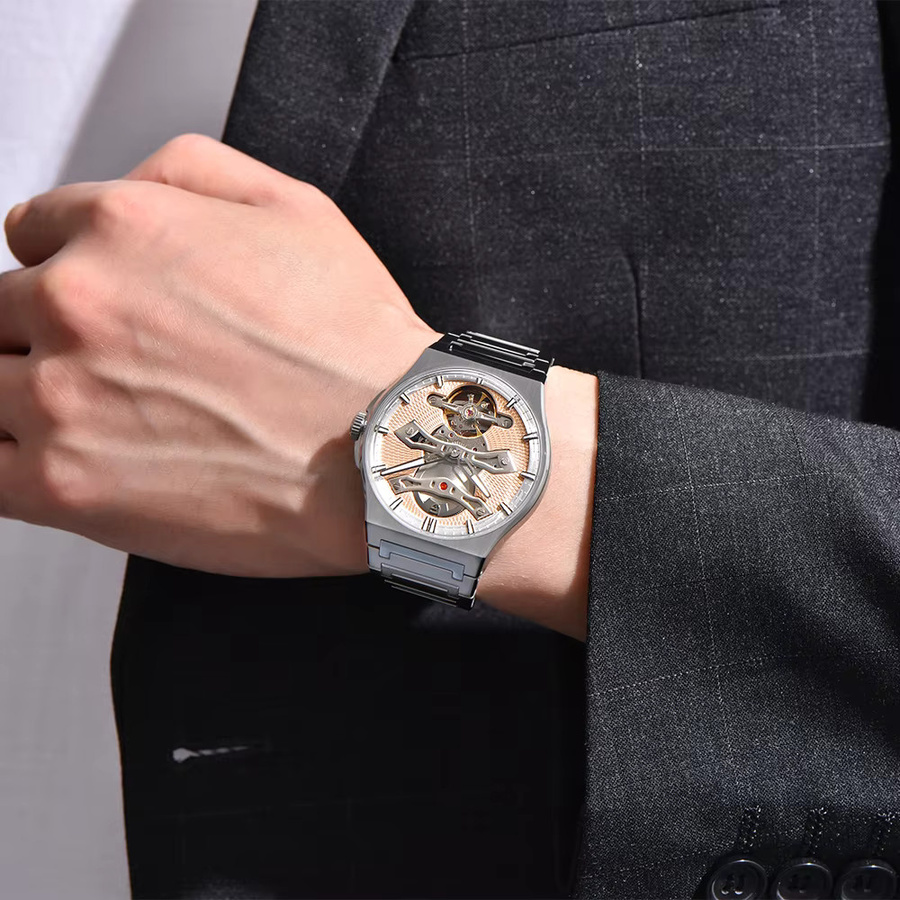 PAGANI DESIGN Armbanduhr Tourbillon, Automatik, Edelstahl, Saphirglas, Herren - Bild 2