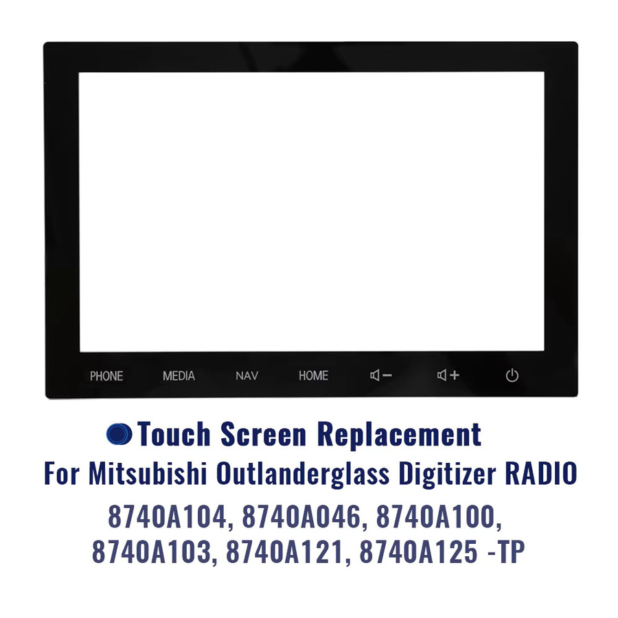 Onlyouca 8-Zoll-Touchscreen mit Navigation für Mitsubishi Outlander 2020–2022 Radio 8740A098 8740A103 8740A046 8740A100 in Schwarz und Braun - Bild 3
