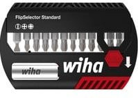 Wiha Bit-Satz FlipSelector Standard 13-teilig mit magnetischem Bithalter und 25 mm Bits für Schlitz, Phillips und Pozidriv - Bild 1