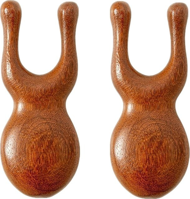 MBaowant Gua Sha Massage Werkzeug aus Holz, Unisex, für Augen und Gesicht - Bild 1
