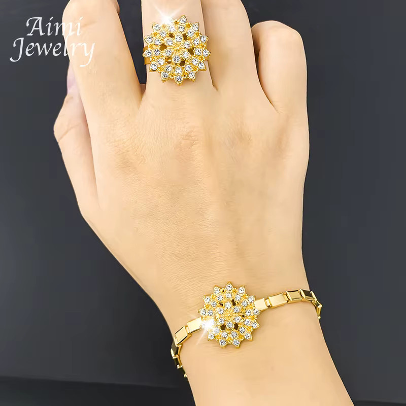 HIPUNK Schmuckset, Gold, Zirkonia, Damen - Bild 2