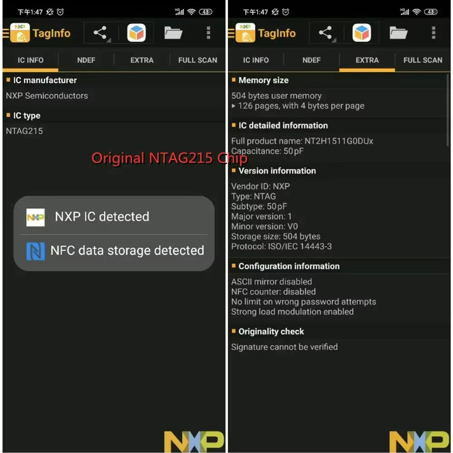 HACHANLUN NTAG215 NFC-Karten in Schwarz, wasserdichte RFID-Tags mit 13,56 MHz und 504 Bytes Speicher für dein Smartphone - Bild 5