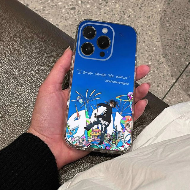 J-Juice Legends Never Die W-WRLD Transport Handyhülle für iPhone 11 bis iPhone 17 Pro Max, Stoßfeste weiche Hülle, Multicolour - Bild 1