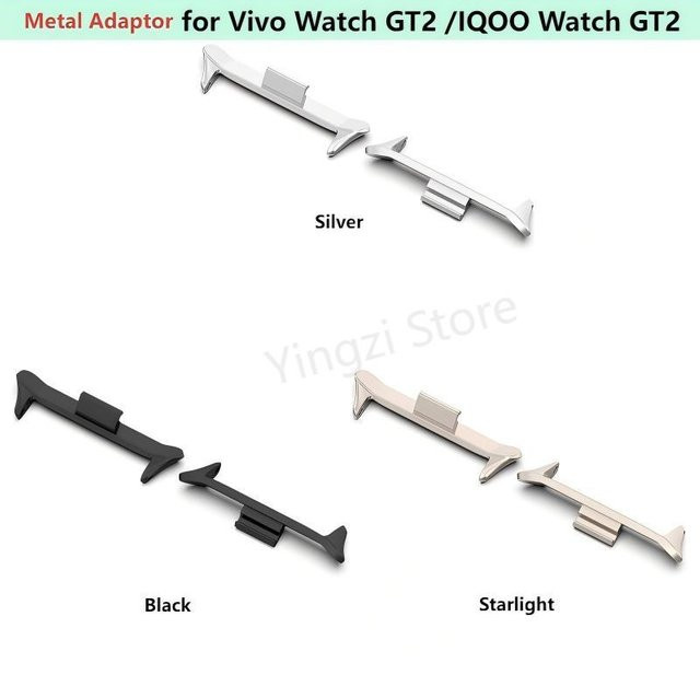 Verbindungsadapter Vivo IQOO Watch GT 2, Edelstahl, Silber, 22 mm - Bild 1