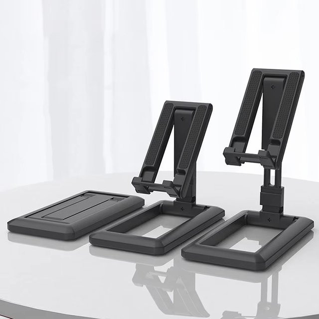 SEamopar Universeller Tablet-Halter und verstellbarer Desktop-Handyhalter, faltbarer Smartphone-Ständer für iPhone, Xiaomi und Huawei in Schwarz oder Grün - Bild 1