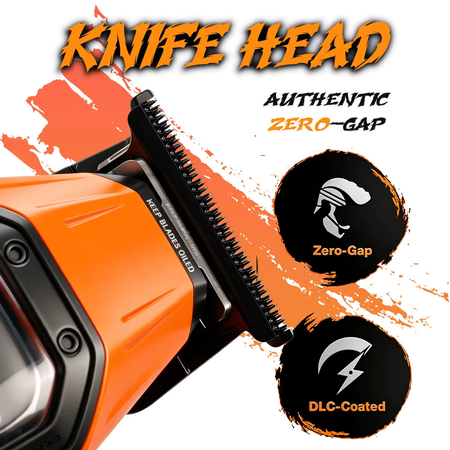 BRDCLIP Salon-Friseurset, Unisex, Orange - Bild 4