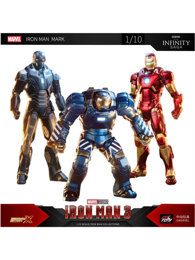 ZD Toys Marvel Iron Man Action Figure, 1:10, Set / Bundle - Bild 4