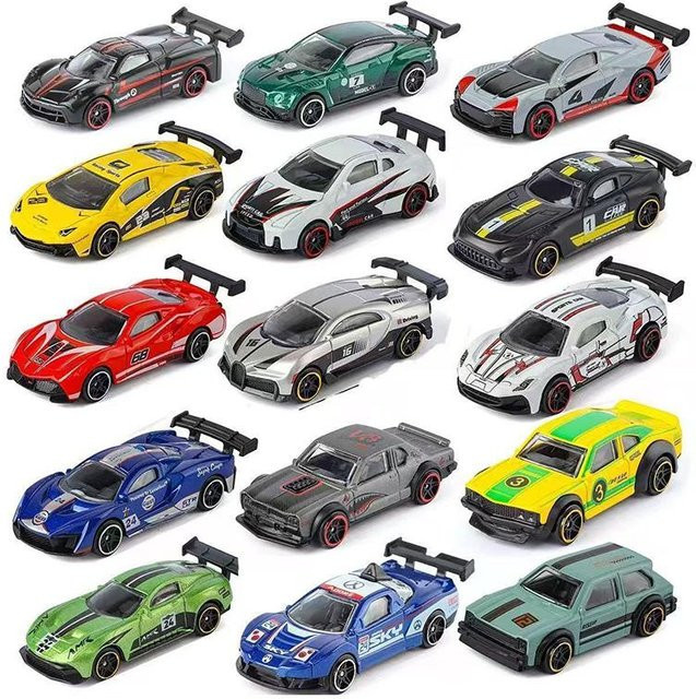 Linyi toy car Automodell Simulation, Sportwagen Rennwagen, 1:64, Metall, ab 6 Jahren - Bild 1
