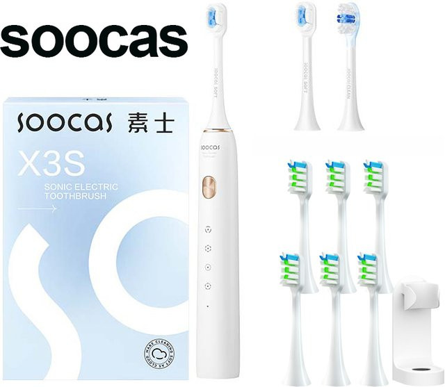 Soocas x3s Ultraschall elektrische Zahnbürste, Schwarz, Unisex - Bild 1