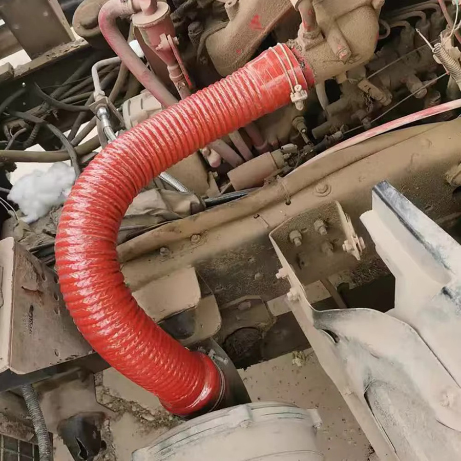 General Motors Verbindungsschlauch aus Silikon mit Stahldraht-Verstärkung, Rot, ID 110 mm - Bild 2