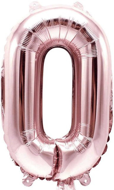 Rico Design Folienballon Buchstabe in Rosa, Höhe: 36 cm - Bild 1