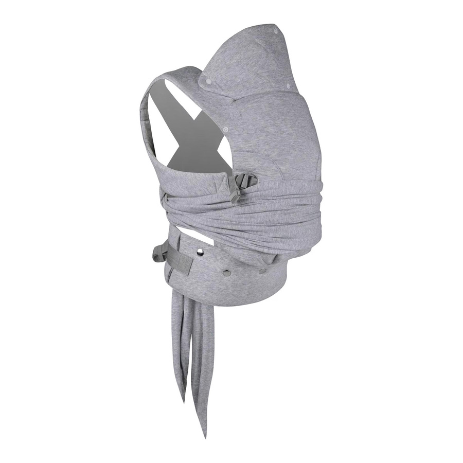 Chicco Boppy Babytrage Comfygrow Bauchtrage und Fronttrage aus Baumwolle in Grau - Bild 2