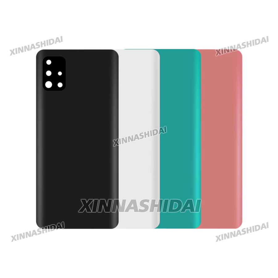 Samsung Galaxy A51 Ersatz-Rückabdeckung mit Linsen- und Akkudeckel aus Kunststoff in Schwarz - Bild 2