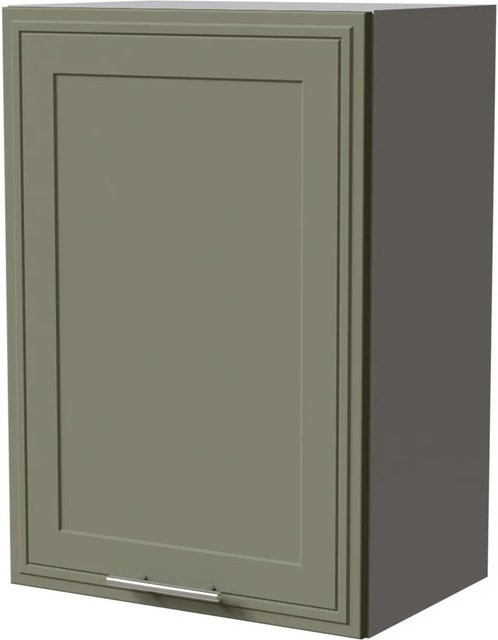 Feldmann-Wohnen Hängeschrank Salo Küchenschrank in Grau und Reed Green Matt mit Kassettenoptik, B/T/H: 50 x 32,5 x 72 cm - Bild 1