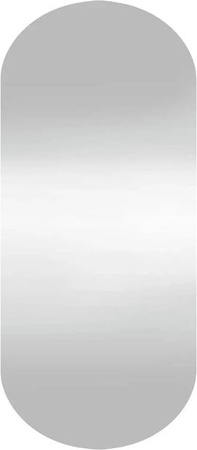 vidaXL Wandspiegel Oval aus Glas in klassischem Design, Breite: 35 cm, Höhe: 80 cm