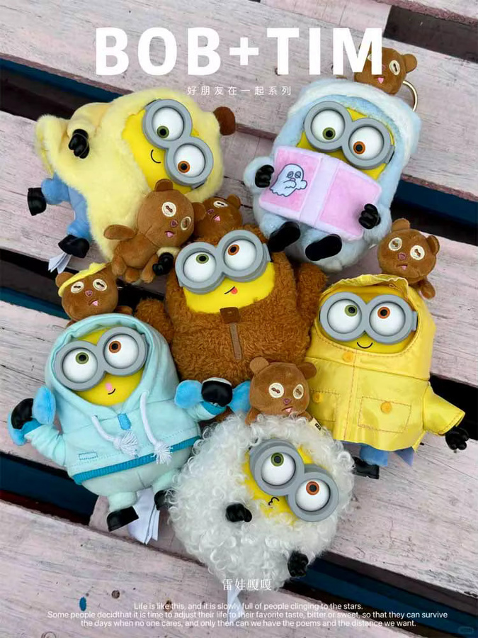 52toys Bob&Tim Minions Better Toggther Series, Puppe, Rucksack Anhänger, Mystery Box - Bild 5