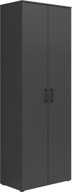 Mömax Schrank Multistauraum in Anthrazit mit Schranktüren und Regalböden, B/T/H: 70 x 40 x 195 cm - Bild 1