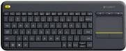 Logitech Wireless Touch Keyboard K400 Plus kabellose Tastatur mit Touchpad in Schwarz - Bild 1