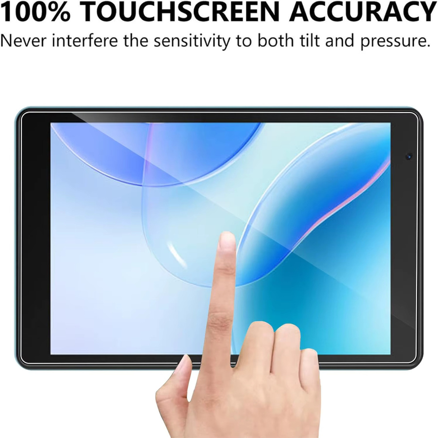 Blackview Displayschutzfolie aus gehärtetem Glas für Tab 5 und Tab 50 WiFi, 8,0 Zoll, 9H kratzfest, HD klar und anti-fingerabdruckbehaftet - Bild 4