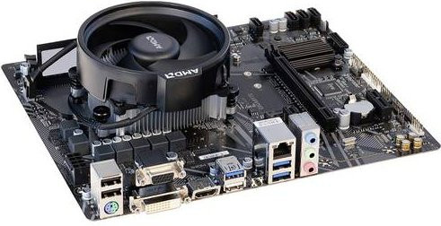 Renkforce PC Tuning-Kit mit AMD Ryzen 5 5500 4.2 GHz, 8 GB DDR4-RAM und Micro-ATX in Schwarz - Bild 1