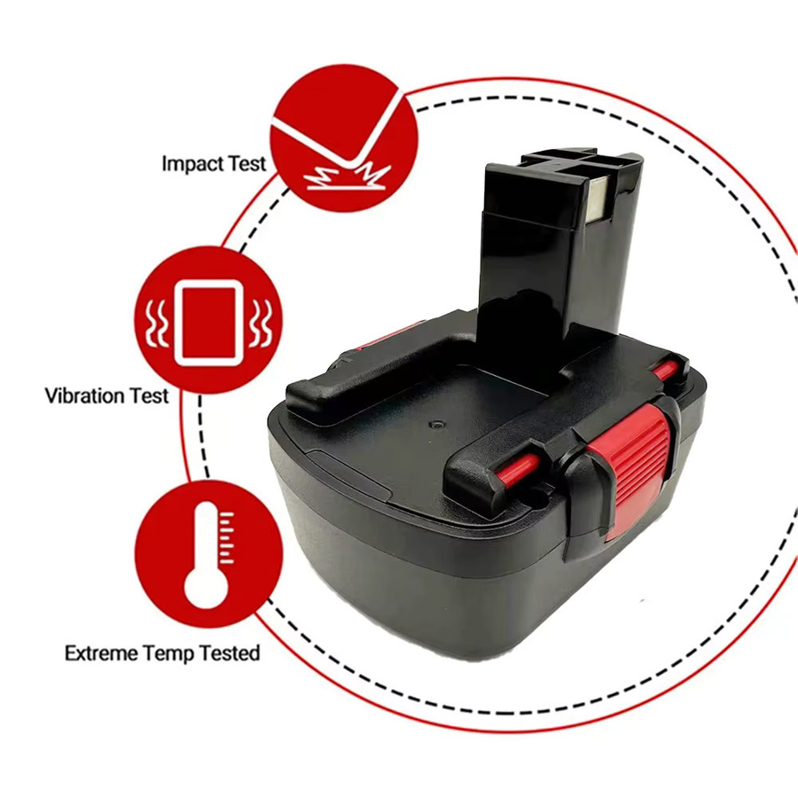 Bosch Akku 14,4 V 12800 mAh Schwarz für BAT038 BAT040 BAT140 BAT159 BAT041 3660 K NI-MH PSR GSR GWS GHO - Bild 3