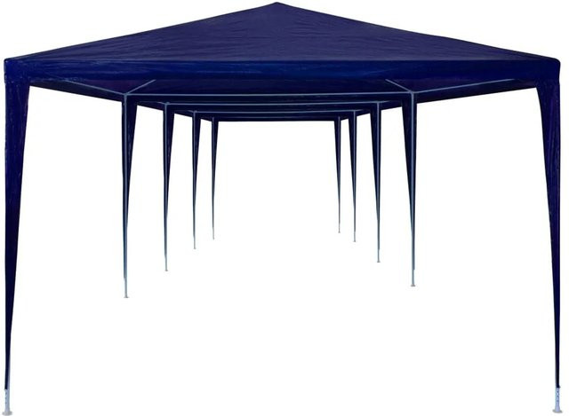 vidaXL Partyzelt aus PE in Blau, B/T/H: 12 x 3 x 2,5 m - Bild 1