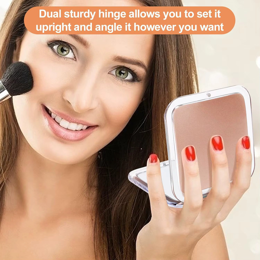 cosmomiro Make-up-Spiegel, 30-fache Vergrößerung, weiß, Kinder - Bild 3