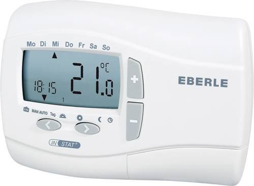 Eberle Controls Temperaturregler INSTAT plus 2r in Weiß mit Display zur Wandmontage - Bild 1