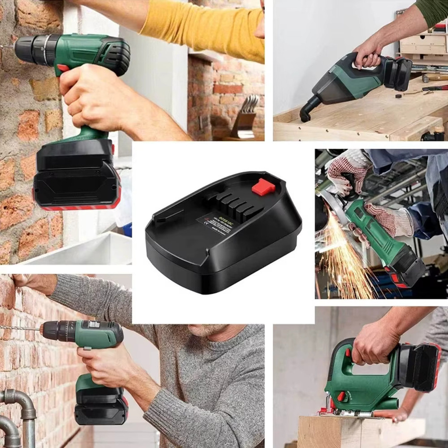 GiFi Power DM18BSC Akku-Adapter Konverter für Dewalt und Milwaukee 18V und 20V Li-Ionen Akkus zur Nutzung mit Heim-Elektrowerkzeugen - Bild 4