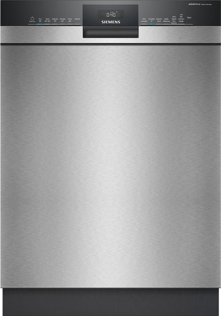 Siemens Unterbau-Geschirrspüler SN43HS03BD in Edelstahl Silber, Breite: 60 cm - Bild 1