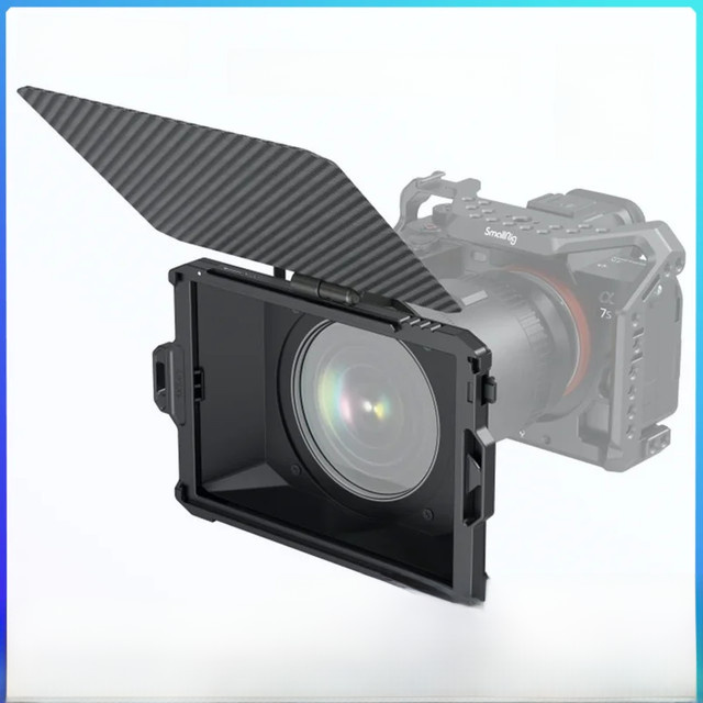 SmallRig Matte Box Lite für DSLR und spiegellose Kameras, Schwarz, kompatibel mit Objektiven von 52mm bis 86mm, Modell 3575 - Bild 1