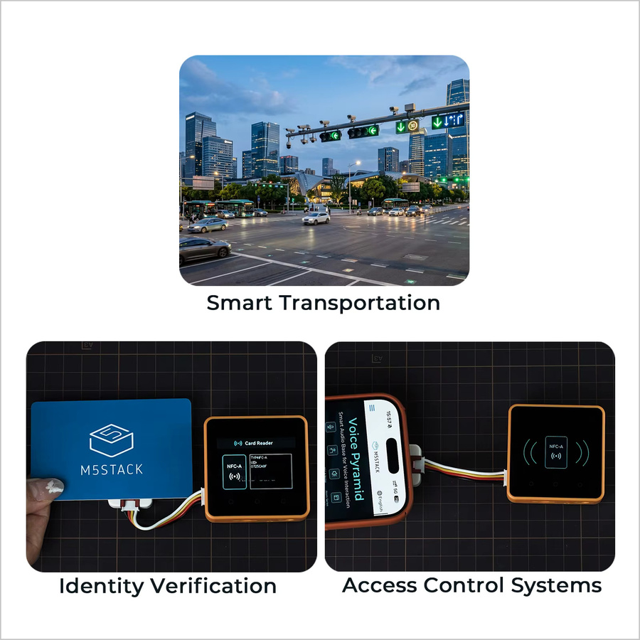 M5Stack NFC Universal-Einheit ST25R3916 in Weiß - Bild 2