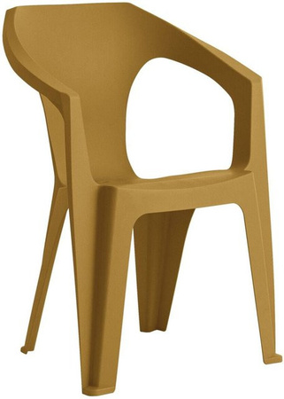 Toomax Stapelstuhl Marina aus Kunststoff in Ocker, B/T/H: 55 x 59 x 83 cm