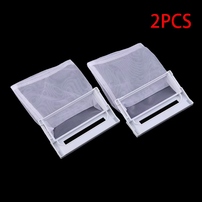 2 Stück Waschmaschinen Flusenfilter Mesh Haarfänger Tasche für LG Waschmaschinen in Weiß - Bild 2