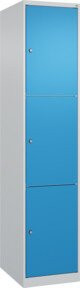C+P Schließfachschrank Classic PLUS mit 1 Abteil in Grau und Lichtblau, B/T/H: 40 x 50 x 185 cm - Bild 1